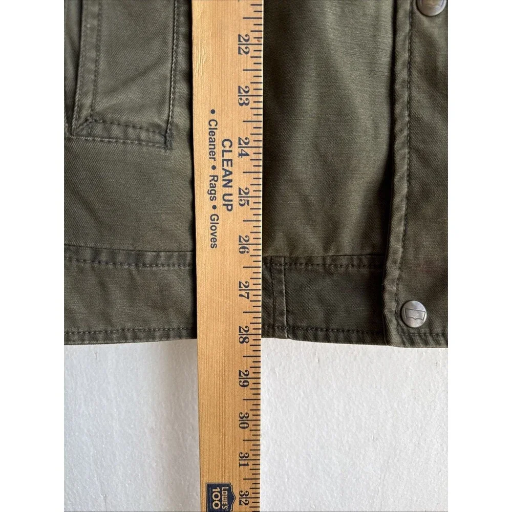 Levi’s Jacket Men’s L Green Canvas Military Hipster Sherpa Lined Full Zip Urban